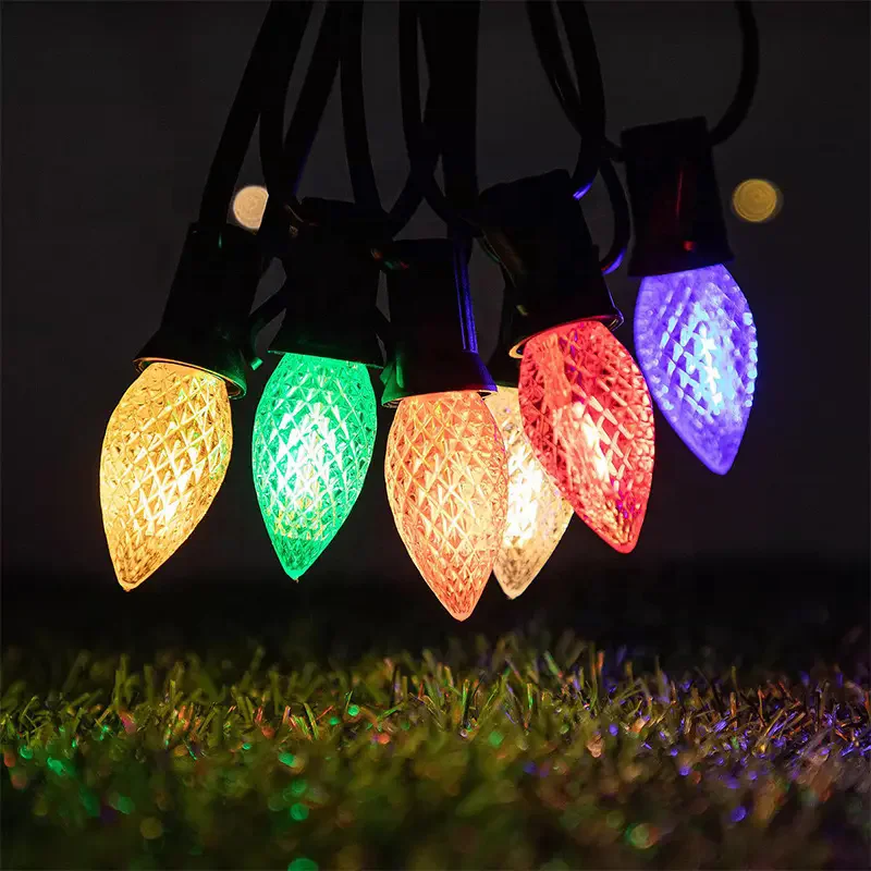 Yuyang 1.5W E17 LED Bulb C9 Christmas Lights Bulbs Christmas Decoration String Replacement Bulbs