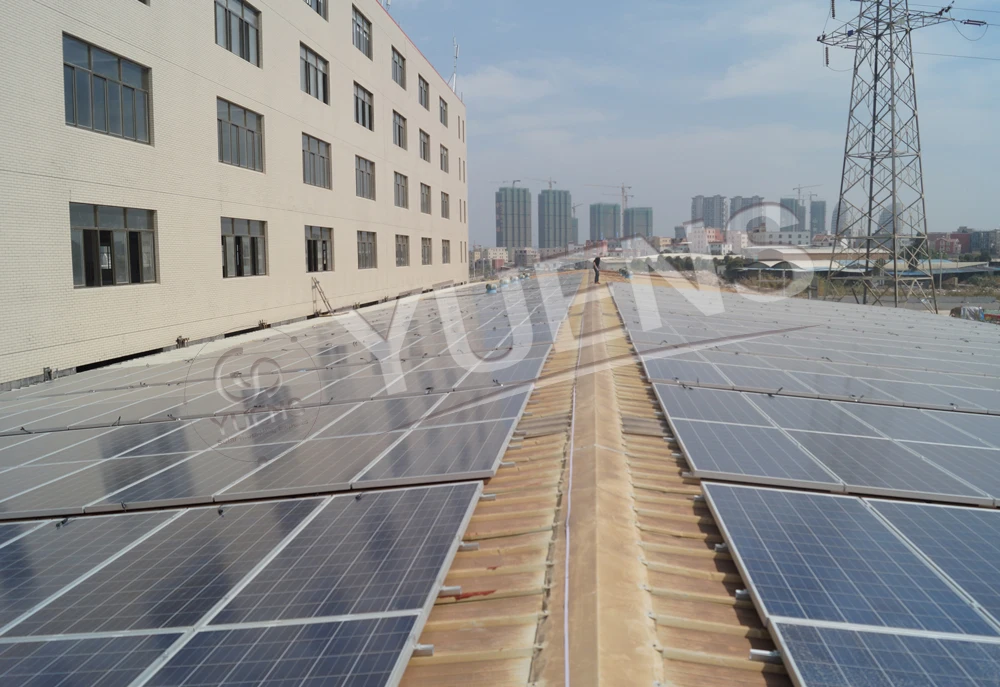 Yuens Factory Direct Sale olar mounting panel clamp metal clip solar mounting structure for tin roof