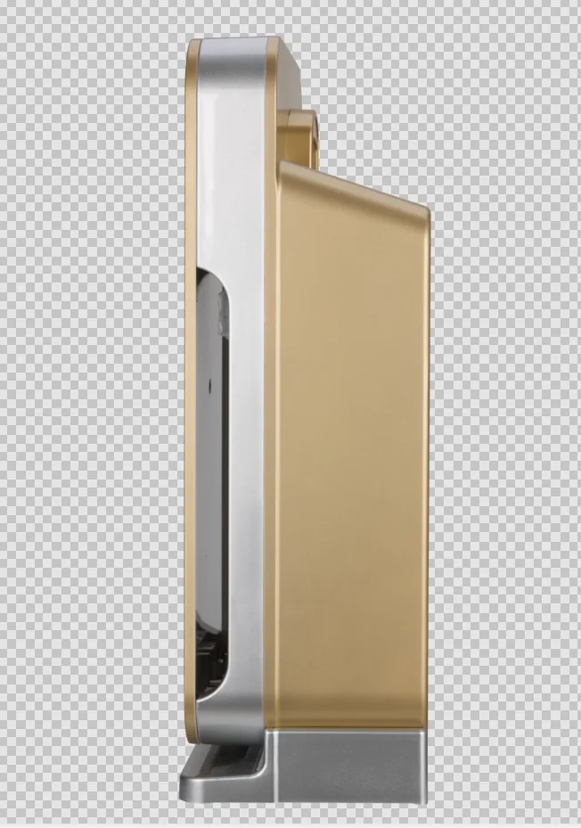 Home air purifier LCD display with remote control