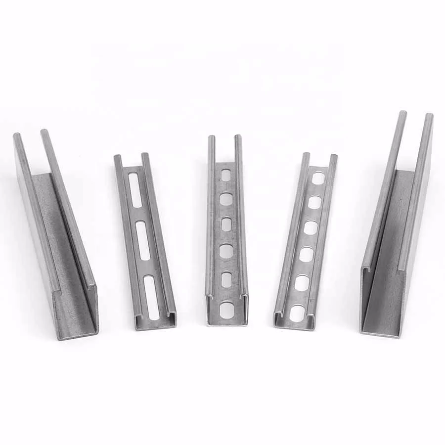 Unistrut channel size/Strut slotted c channel steel price manufacturer
