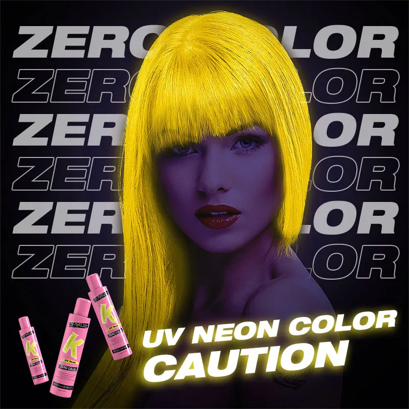 KERALISS Hair Dye (42 Colors) UV Neon color in stock Semi Permanent Hair Color Depositing Conditioner