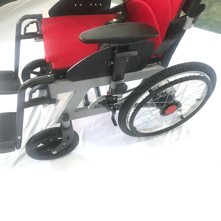 20A steel frame lightweight wheel chair active folding electric wheelchair for disabled people