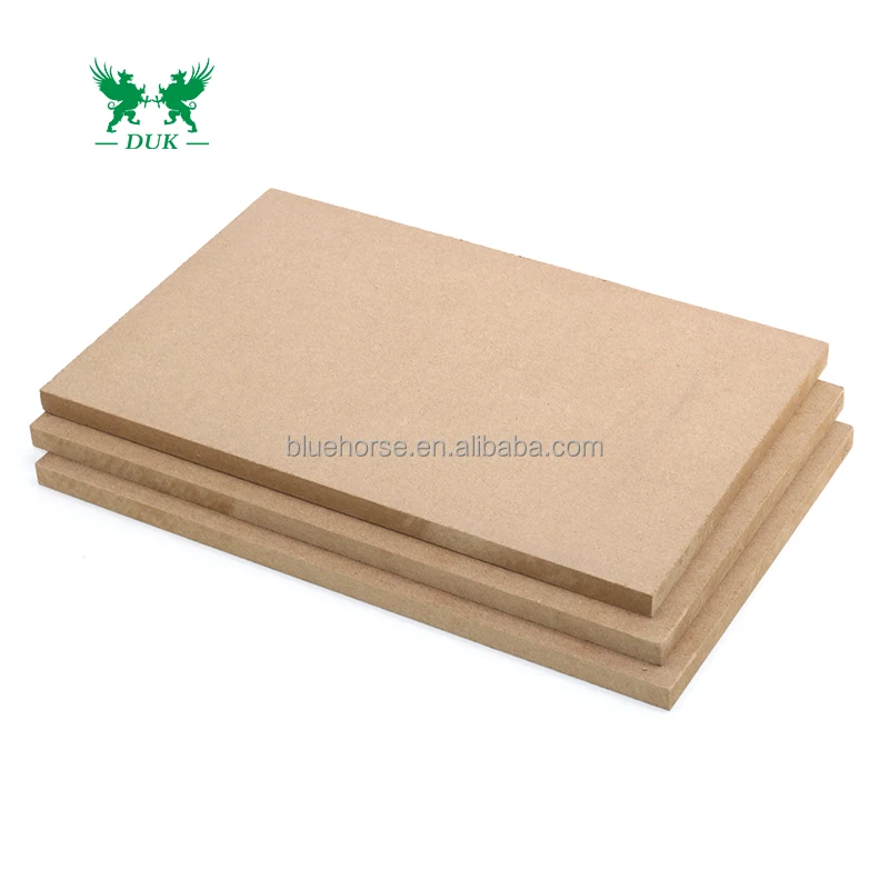 Factory Price 4*8 ft Plain mdf panel  9mm 12mm 15mm 16mm 18mm 25mm pllain mdf board