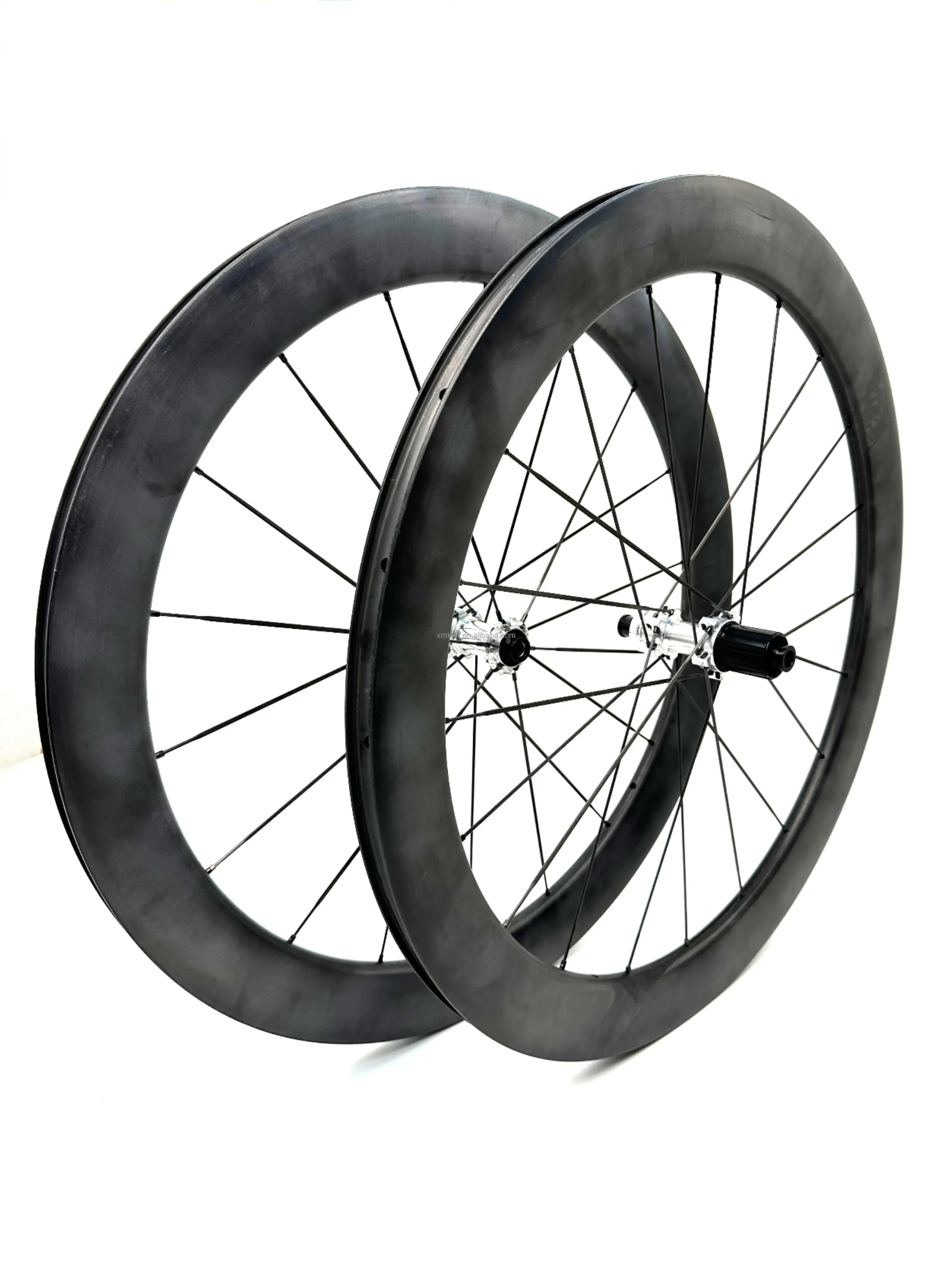 700c Outdoor Road Cycling  lightweight  Carbon Fiber Bicycle WheelSet Steel Spoke Hub Depth38mm  Carbon Rim Disc Brake bike