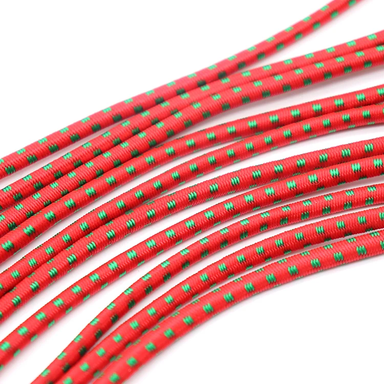 Китай Дешевый многофункциональный дешевый безопасный резиновый и полиэфирный тканый банджи-шнур