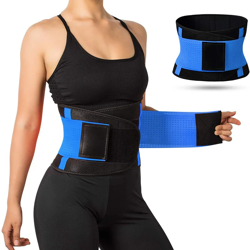 Wholesale Oem Premium Neoprene Workout Weight Loss Sweat Belt Compression Waist Trimmer Slimming Band Waist Trainer for Women