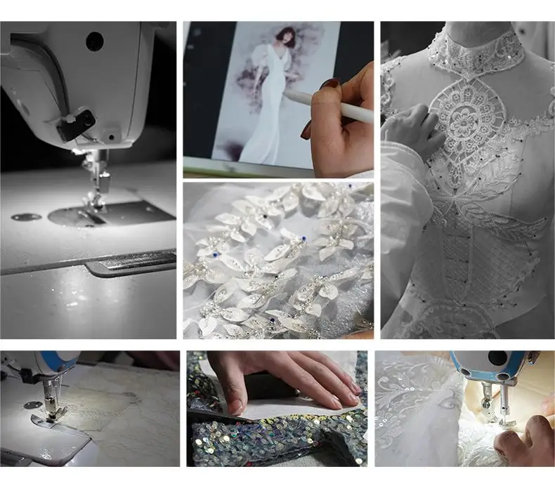 2023 Новое современное элегантное бальное платье для женщин 1 шт. винтажное платье Vestido De Noiva с длинным рукавом свадебное платье