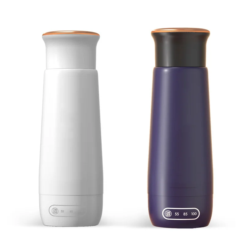 Portable Electric Kettle Insulation Cup Car Travel Small Stainless Steel Thermos Cup