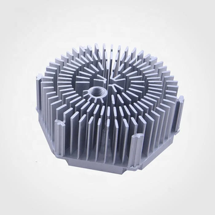 High Quality OEM Factory Custom Aluminum LED Heat Sink Light Supplier Cold Forging Heatsink for LED Tracking Lighting