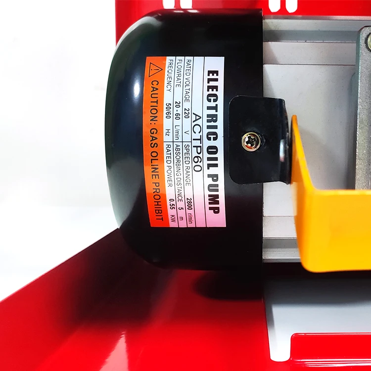 Small Portable Red Transfer Petrol Fuel Pump Kit For Gasoline And Diesel Pump 12v With Pump, Pipes, Nozzle, Flowmeter