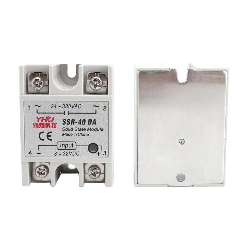 SSR-10DA/25DA/40DA Output DC To AC   High Quality  Single Phase Solid State Relay