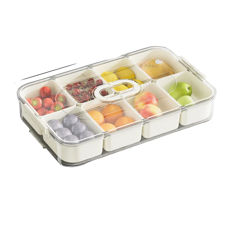Portable Kitchen Classic-Style Seasoning Container Box Divided Storage Separate Freshness Preservation Food Storage Preservation