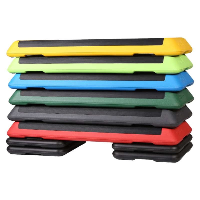 Hot Selling Aerobic Exercise Workout Step Platform PE Durable Material 110cm Aerobic Stepper For Fitness