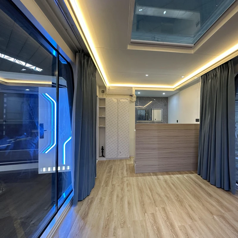 Source Factory Outdoor Prefabricated Mobile Home Living Steel House Modern Space Capsule for Holiday Resort