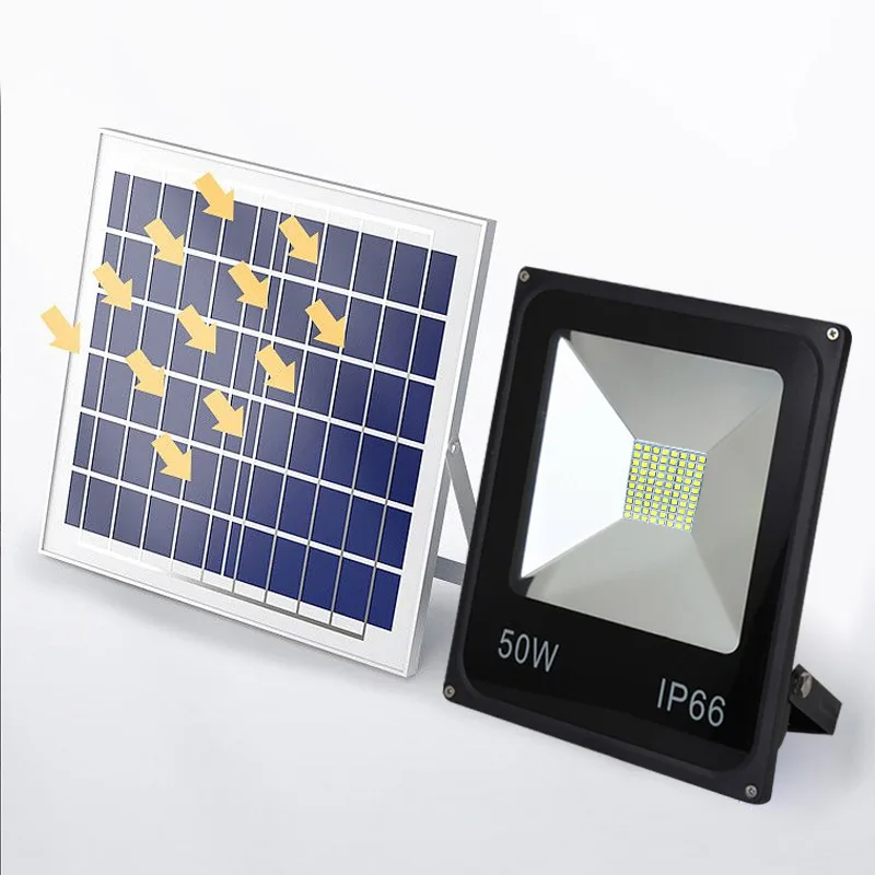 2021 Best selling with remote control motion sensor high power outdoor solar reflector