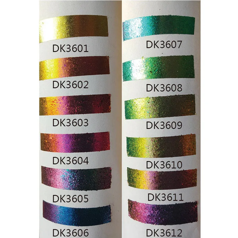 Nail Art Chameleon Powder Magic Mirror Powder Color Changing Brocade Powder Anti-counterfeiting printing pigment