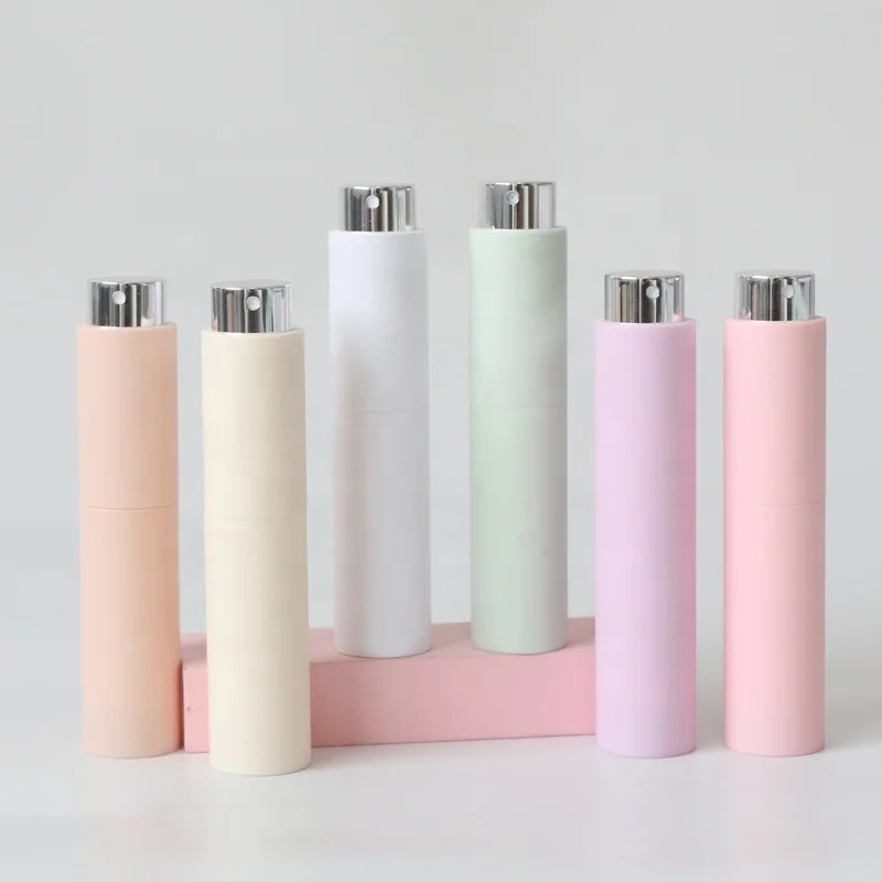 Custom luxury atomizer 8ml 10ml 20ml 30ml refillable cosmetics travel mini sample packaging perfume spray bottle with box set