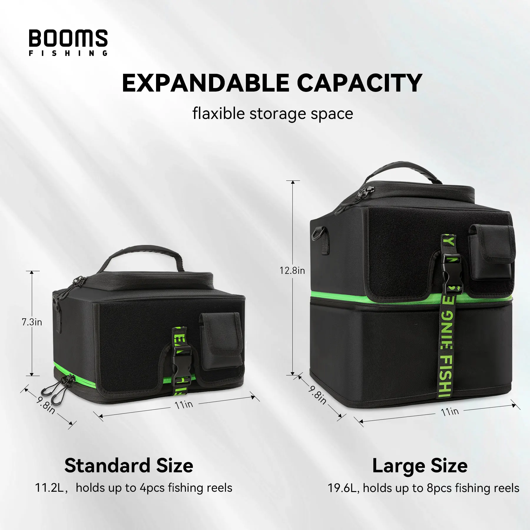 Lightweight Outdoor Double-layer DlY Cover Backpack Tackle Water-Resistant Fishing Shoulder Reel Gear Storage Bag