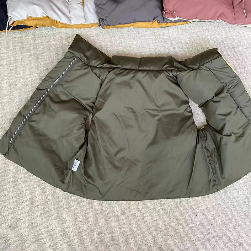 2023 High Quality Fashion Back to School Daily Kids Wear Warm Thick Stand Collar Down Boys Vest