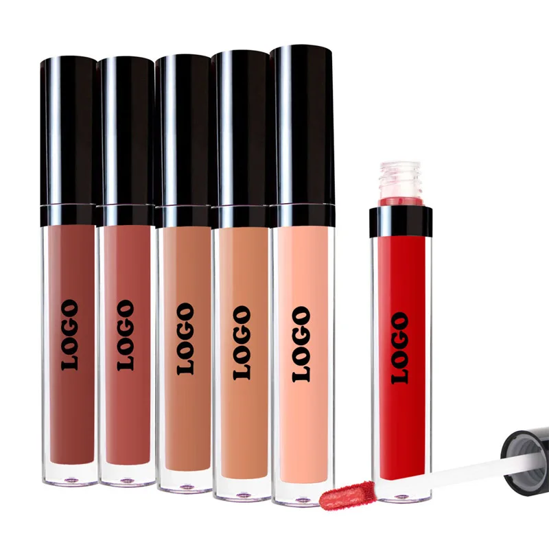 OEM ODM Private Label Liquid Matte Lipstick Manufacturers Cosmetics Long Lasting Non Sticky Makeup Matte Lipstick Pigmented