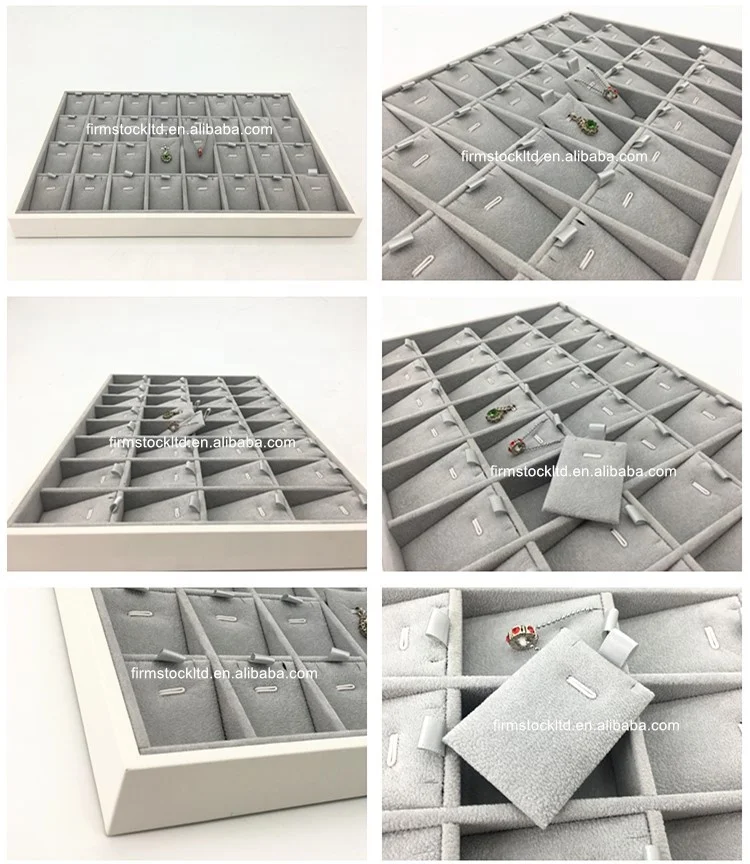 Jewelry Display Card Cabinet for Earring Stud Presentation Tray in Store Jewelry Display Stand