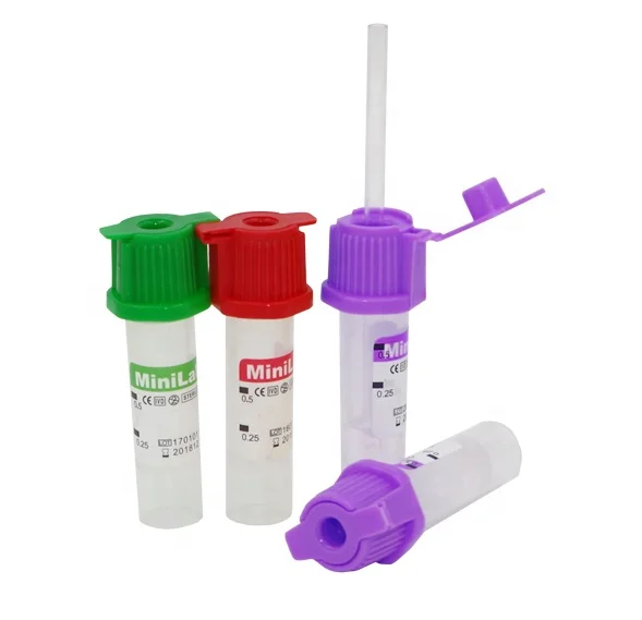 Pediatric Micro blood collection tube plain vacuum blood collection tube red blood test tube