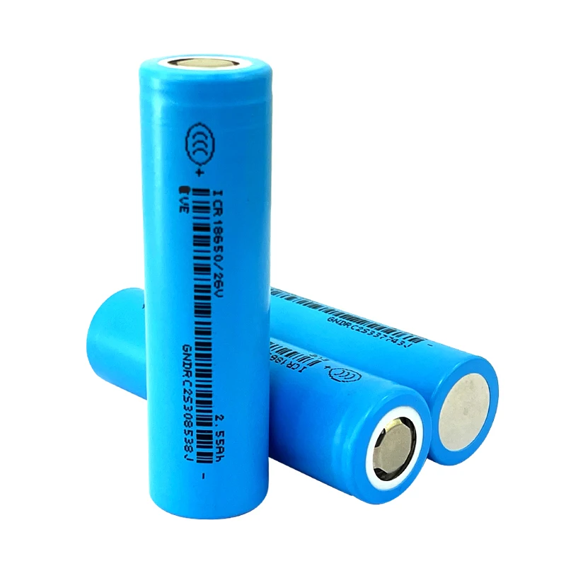 High Capacity 18650 Cell Li-ion 2600mah 3.6V 10C Lithium Ion Batteries for Laptop