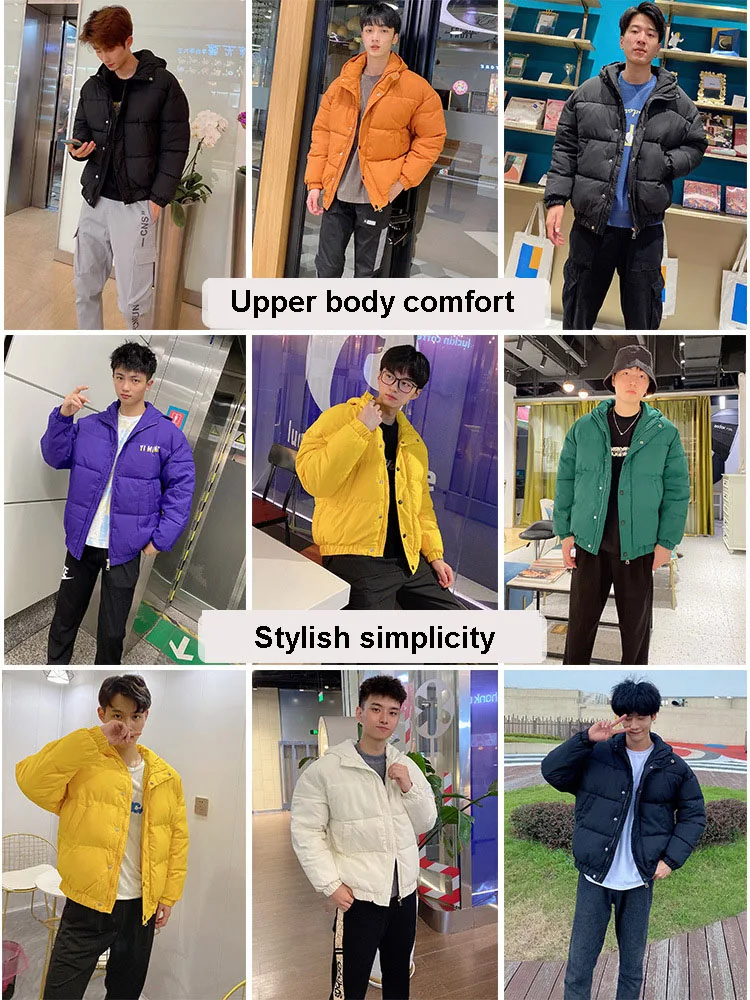 Новинка 2022, зимний мужской пуховик с логотипом на заказ, пуховик большого размера с пуговицами
