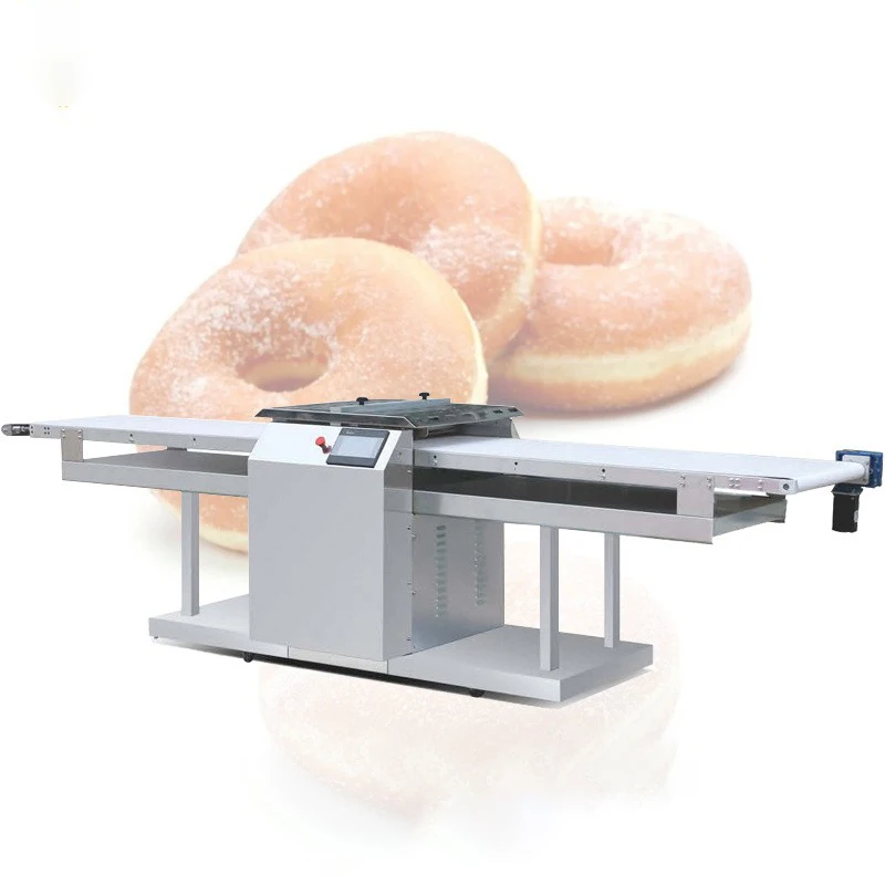Commercial Continuous Croissant Dough Forming Cutter Plc Danish Puff Pastry Donut
