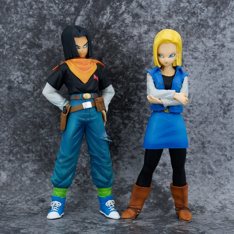 HNSCAnime Bdz Z Figure Rise Android 17 18 Action Pvc Collection Model Toy Anime Toys For Kids