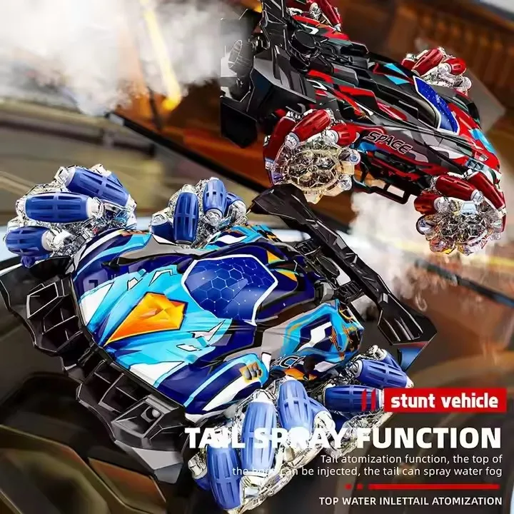 Selling 2.4ghz Remote Control Electric F1 Car Lights With Spray Rc Stunt Drift Car All-Terrain Rotary Electric Toy Car