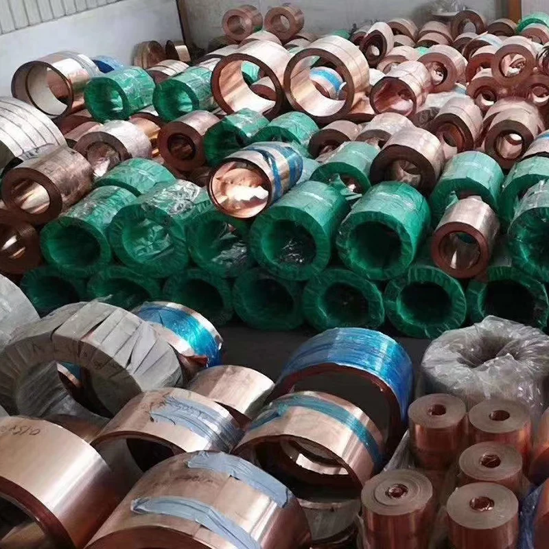 High Precision 0.5mm 0.8mm 1mm 3mm 4mm C1100 Red Pure Copper coil in Stock China factory for sale