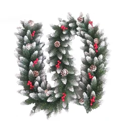 2020 новый современный дизайн Рождественская гирлянда 10 футов Новогоднее украшение новогодняя елка Новогодние украшения товары Welcom OEM с красным