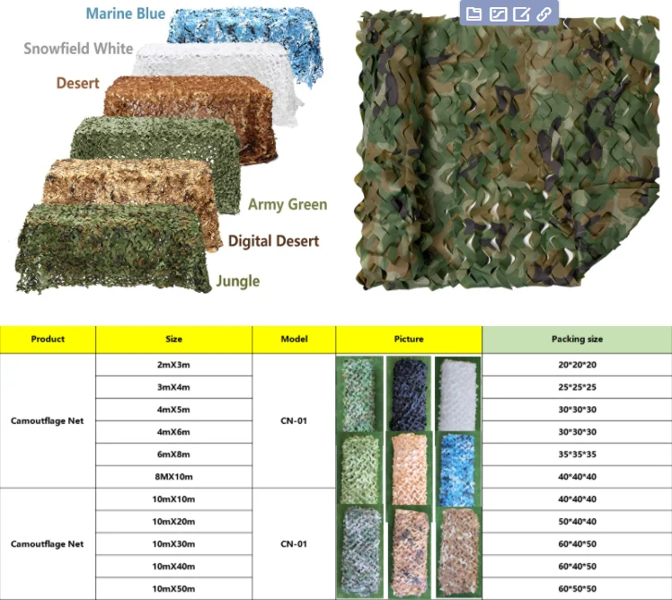 Охотничья сетка Ghillie Тактическая Военная жесткая ткань Оксфорд камуфляжная