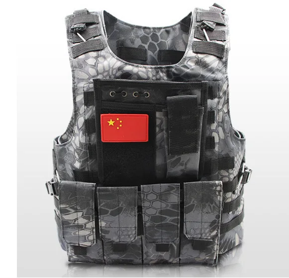 2022 Tactical military fan field camouflage vest tactical equipment outdoor army camo camouflage multifunctional vest