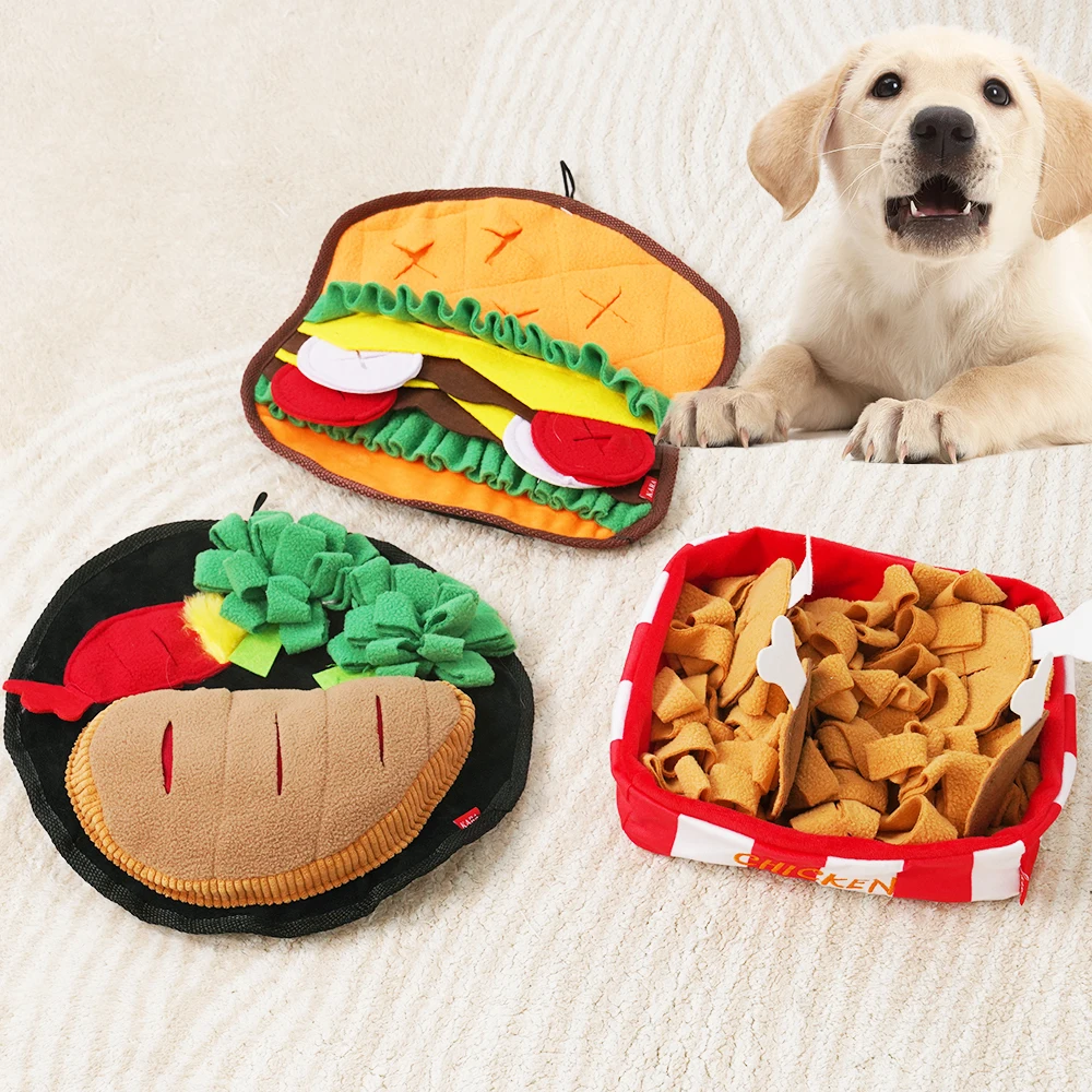 Manufacturer Wholesale Custom Logo Food Feeder Dog Snuffle Plush Toy