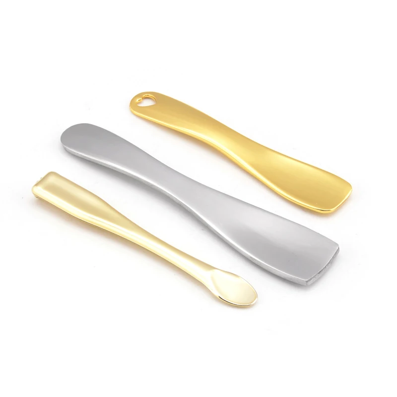 Высококачественные металлические инструменты для макияжа, косметическая лопатка для лица, ложка для смешивания макияжа, металлическая ложка для макияжа