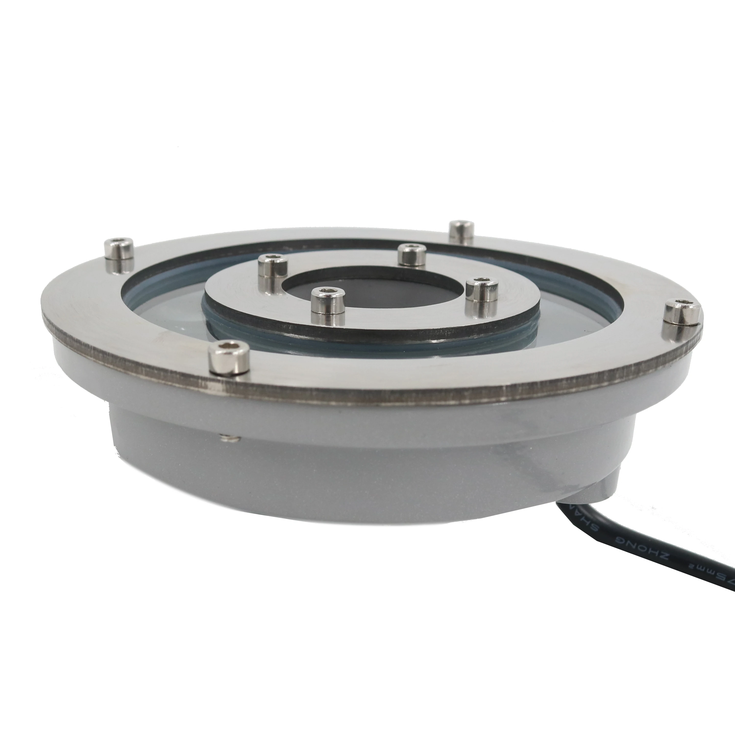 Super slim lamp body 6W 12W 18W ip68 RGB RGBW LED water pump  nozzle fountain light with DMX Control