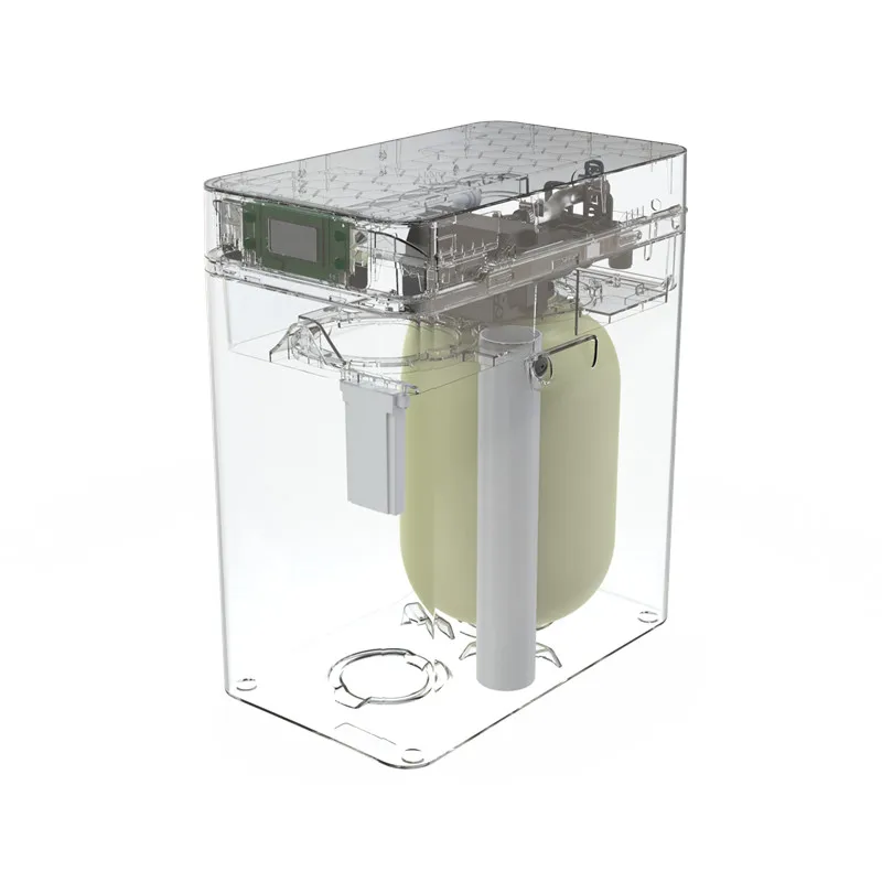 KEMAN SOFT-HT1C One Ton Automatically Controlled Water Softener Machines With One Resin Tank 0914 10L ion exchange resin