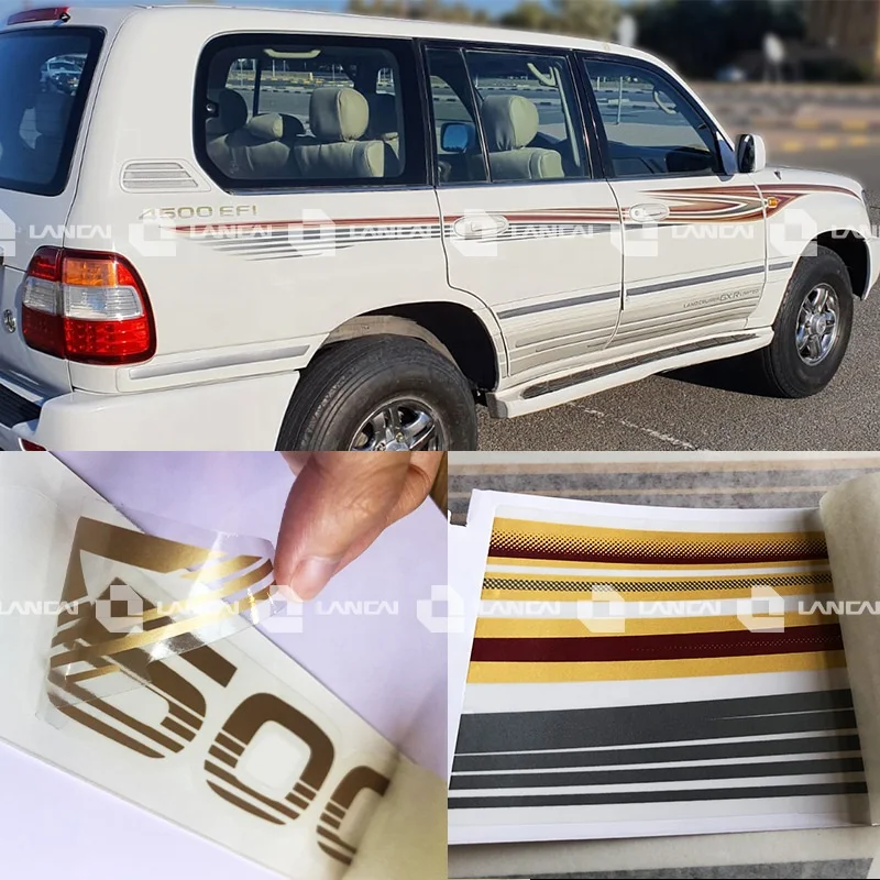 Decals for 2007 Land cruiser GX-R sticker for toyota land cruiser