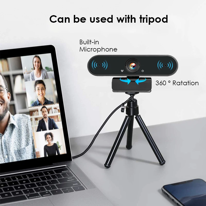  HD Автофокус веб-камеры 1080P видео чат PC компьютер ноутбук внутренний онлайн классных Видеозвонок веб-камера с