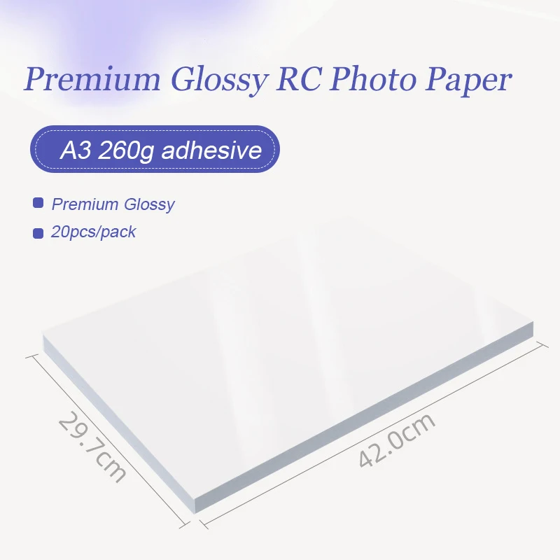 Wholesale RC Grade Inkjet Satin Photo Paper rc photo paper 8x10 100 sheets black and white