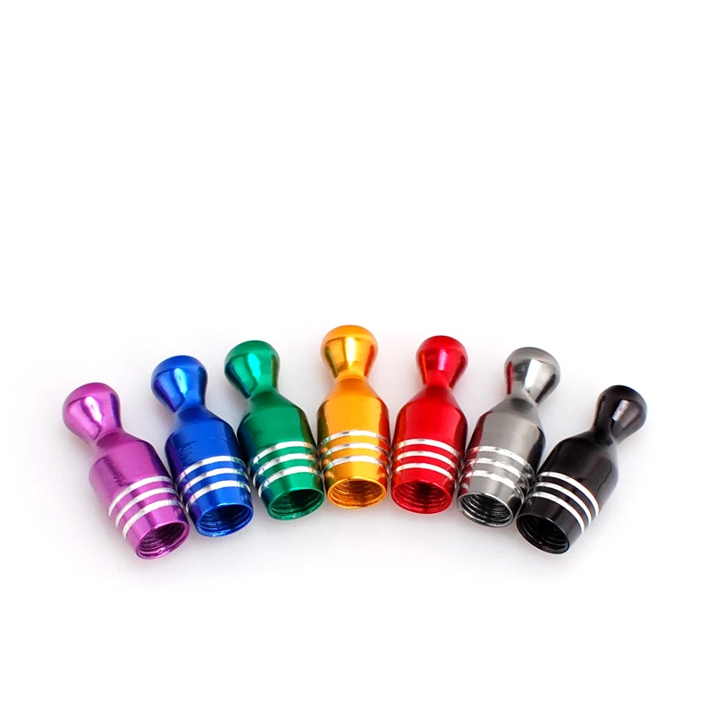 Car Wheel Tire Valve Caps Dust-proof Covers Bowling Ball Universal Car Auto Accessories Car Tyre Valve Caps Valve de voiture