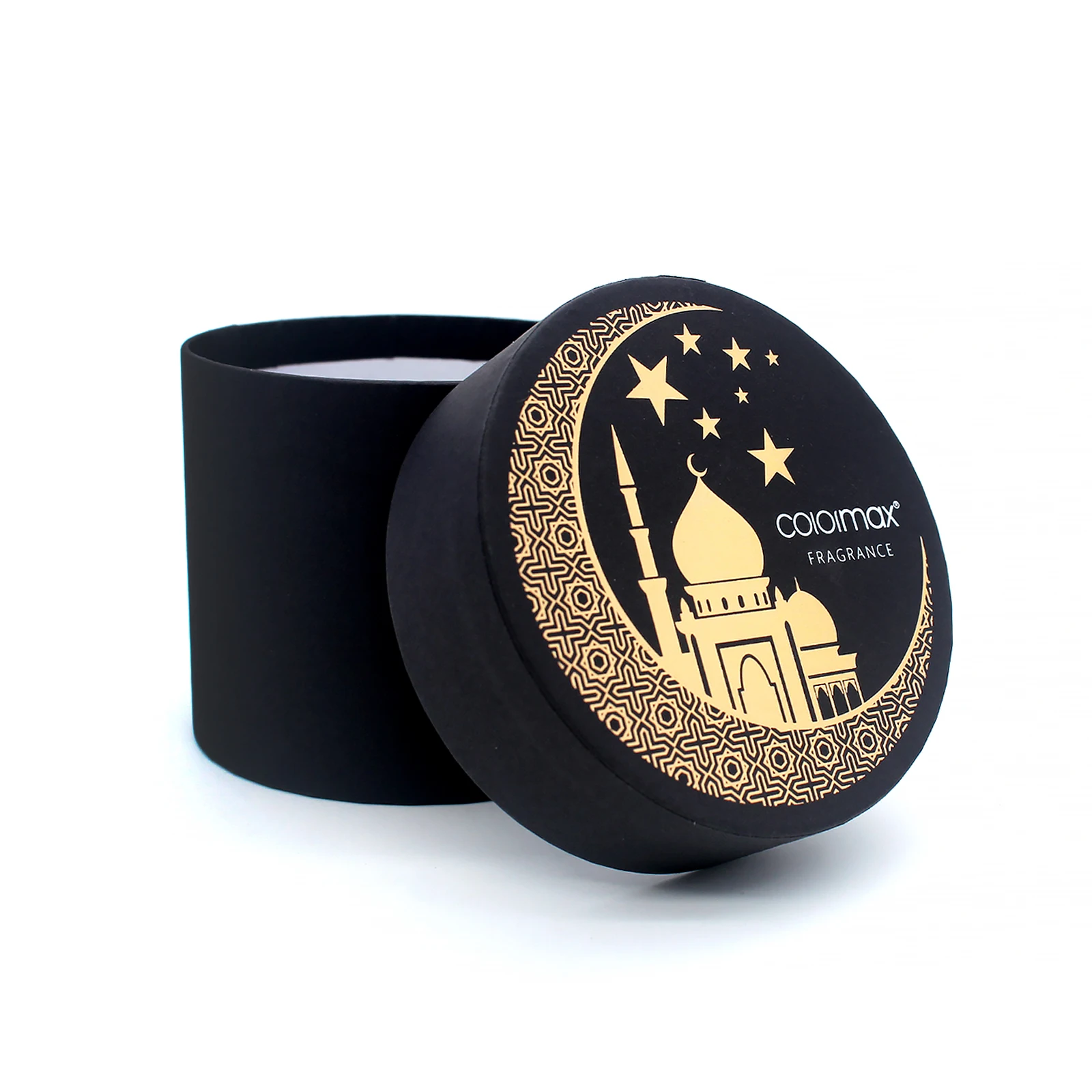 Black Custom Printing Luxury Packaging Gold Stamping Magnetic Skin Care Perfume Gift Box