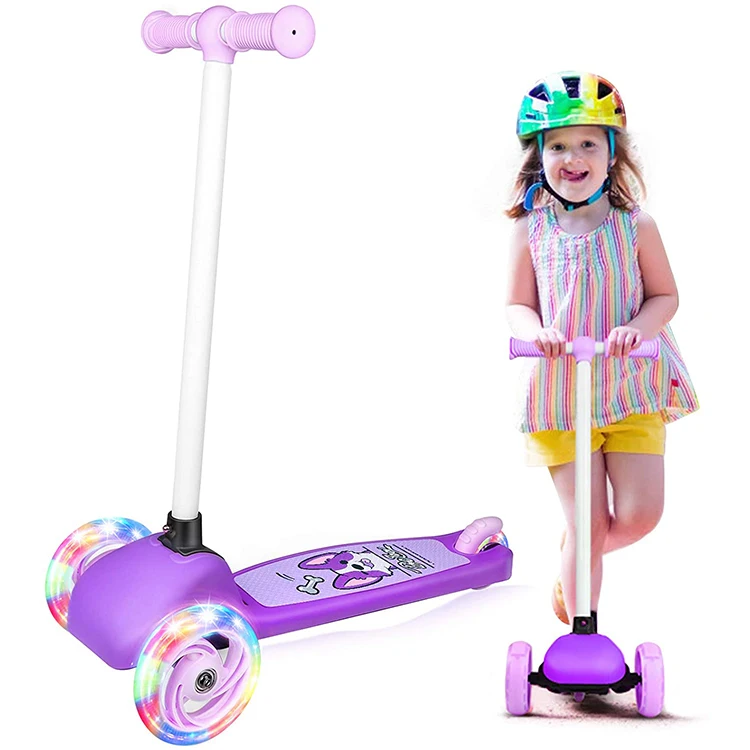 
2021 factory price wholesale sale 2-12 Years Old Outdoor foldable 3 wheel rocket kids kick scooter for children 