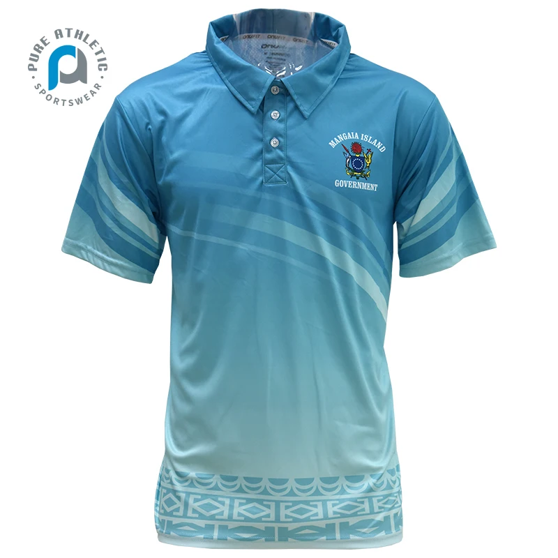 PURE Custom Quality  Sports Polo Shirts Wear Wholesale Collar Unisex Plain Casual Golf With Logo Simple Polo Shirt For Men