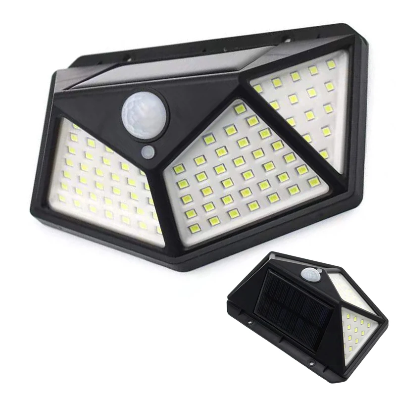 IP65 Waterproof Home Solar Wall Lights PIR Motion Sensor Outdoor Security Backyard Garden Stair Led Solar Light