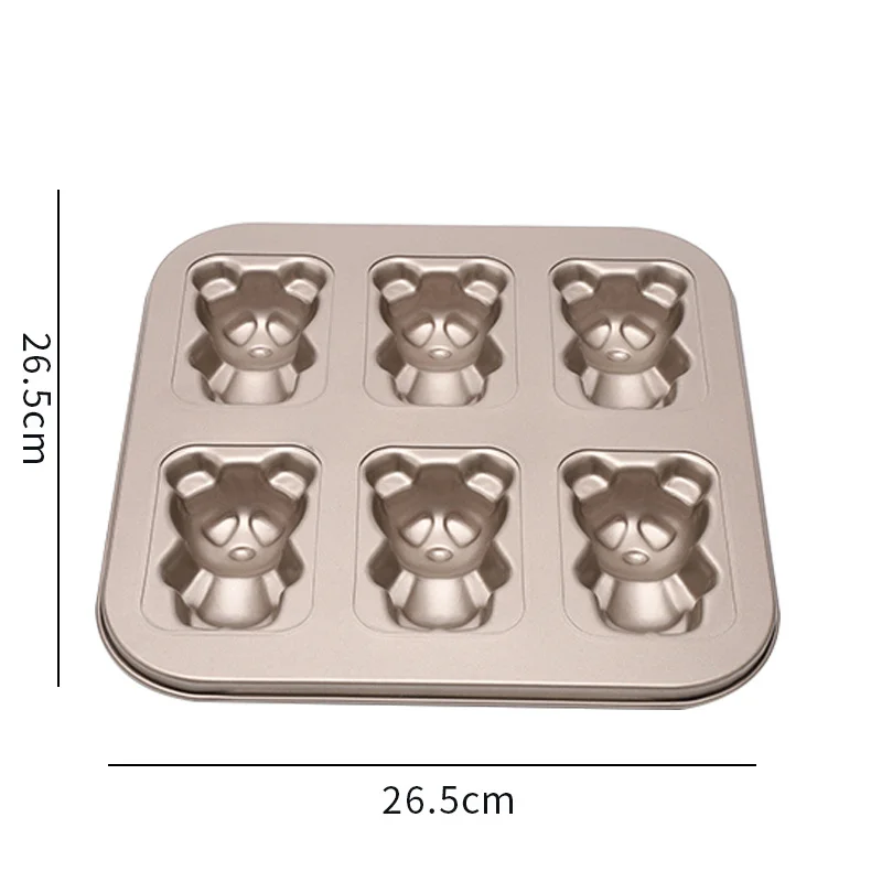 Cartoon Bear Shape Biscuit Oven Non Stick Baking Mold Pan Mould Bakeware Household Kitchen Baking Tools