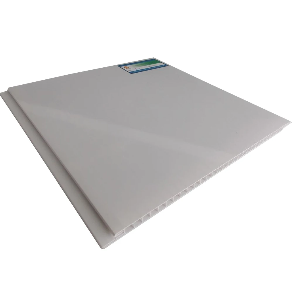 PVC False Ceiling Design Glossy White Panel for Hall Decoration