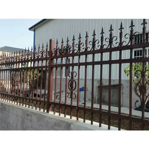 Easy Installed Spear Top Tubular Steel Fence And Gates Designs For Australia With Rails and Picket